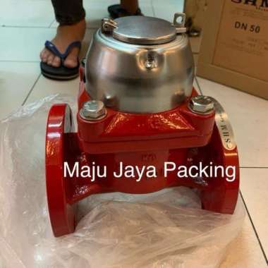 SHM Water meter air panas flange 12" inch/Flow meter hot water 90ยฐC