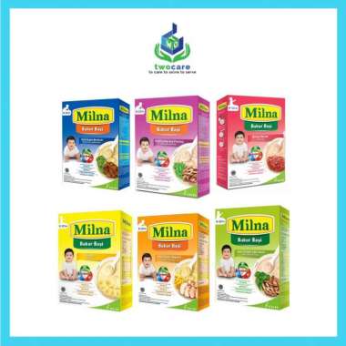 Milna Bubur Bayi Regular 6+ 120gr All Varian Rasa Beras Merah