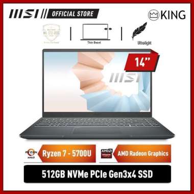 MSI MODERN 14 068 RYZEN 7 5700U 8GB 512GB 14 FHD W11