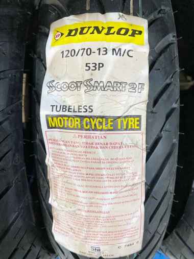 Ban Motor Yamaha NMAX DUNLOP SCOOT SMART 2F 120/70-13 Tubeless