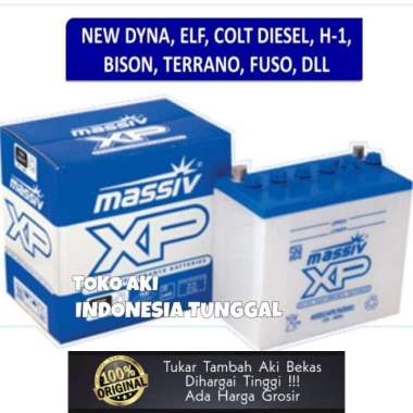 Aki Mobil Massiv N50 New Dyna Colt Diesel Bison Terrano Fuso