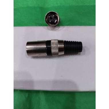 SOKET MIC CANON 3 PIN MALE