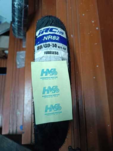 80/80-14 IRC NR82 - BAN TUBELLES MATIC RING 14 STOK BARU