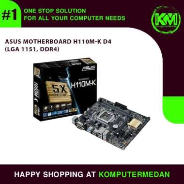 ASUS Motherboard H110M-K D4 (LGA 1151, DDR4)
