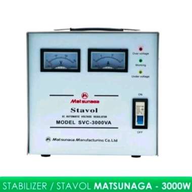 STABILIZER MATSUNAGA SVC - 3000N AUTOMATIC VOLTAGE REGULATOR MATSUNAGA