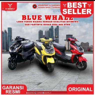MOTOR LISTRIK UWINFLY BLUE WHALE GARANSI RESMI
