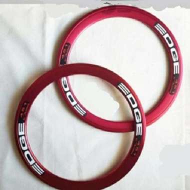 VELG RIMS EDGE 20+/20x1 3/8-451-22 INCH (SEPASANG) Red - 28 Hole