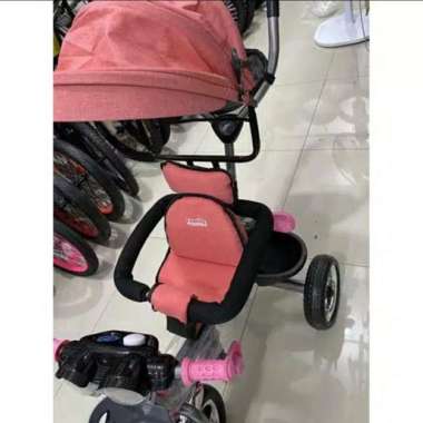 SEPEDA ANAK RODA TIGA TRICYCLE FAMILY F-360H Merah Muda