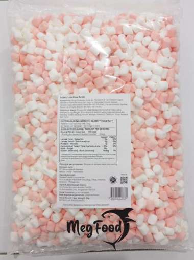 Corniche Mini Pink White Marshmallow 1kg