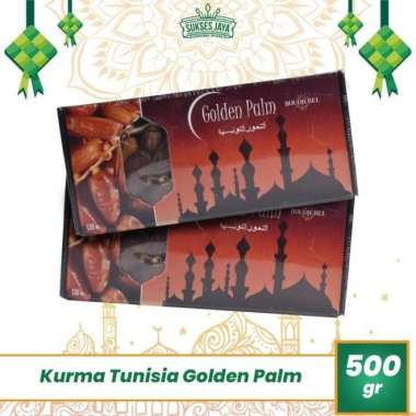 Kurma Premium Tunisia Kurma Golden Palm 500 Gram