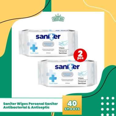 Tissue Basah Saniter Antibacterial & Antiseptic 50 s