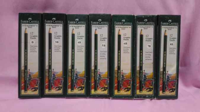 Pensil Faber Castell HB, B, 3B, 4B, 5B, 6B, 7B, 8B ASLI ORIGINAL 1pcs Bagus Murah READY STOCK HB