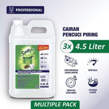 Promo Harga Sunlight Pencuci Piring Jeruk Nipis 100 4500 ml - Blibli