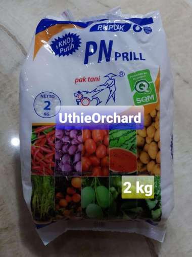 Pak Tani PN Prill Pupuk Kalium (Potassium) Nitrat KNO3 Putih 2 kg