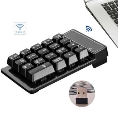 Numeric Keypad Numpad numerik - USB Kabel / Wireless / Bluetooth Wireless