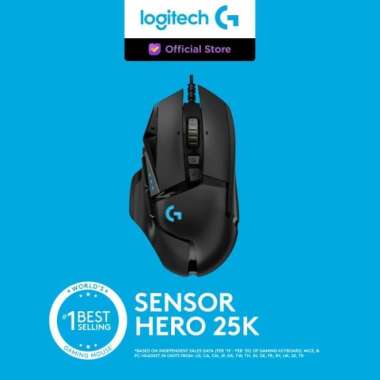 Logitech G502 - G 502 Hero High Performance Gaming Mouse Multicolor