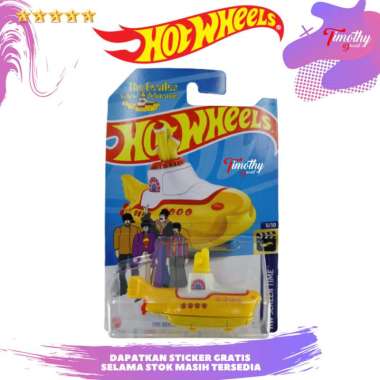 Hot Wheels The Beatles Yellow Submarine Kuning