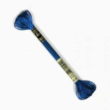 Benang DMC Light Effects Art 317 - E825 - Blue Sapphire Jewel Metallic