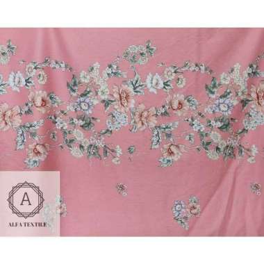 Kain Katun Jepang Motif Bunga Azalea