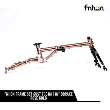 DELTACYCLES - FNHON FRAME SET GUST DISC STD 16" FREE HANDLEPOST TITANIUM