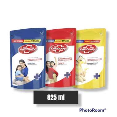 LIFEBUOY 825ML SABUN MANDI CAIR LIFEBUOY LEMON FRESH KUNING