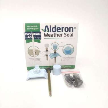 #12 x 70 MM/ALDERON Weather Seal Baut Roofing Atap U PVC Blue Doff Dus