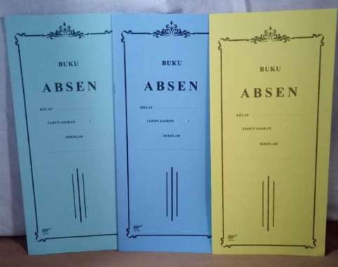 Buku Absen READY STOCK