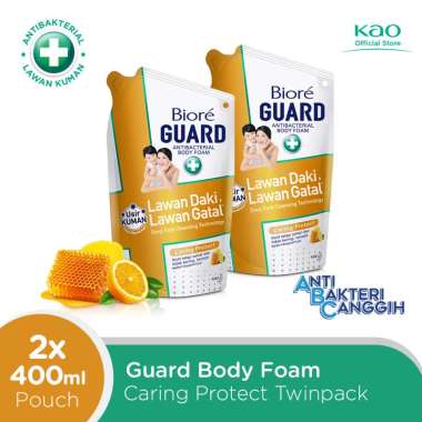 Promo Harga Biore Guard Body Foam Caring Protect 450 ml - Blibli