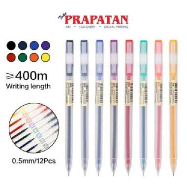 Deli Color Gel Pen Pulpen Gel 0.5mm A119 Yellow