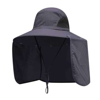 Hamlin Leroy Topi Mancing Anti Panas Unisex Waterproof With Neck Cover Material Polyester ORIGINAL -