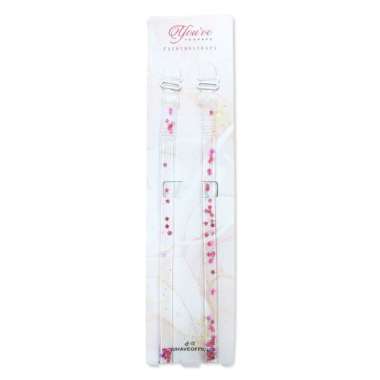 You've ( YouHave ) Tali Bra Tali Bra Tarnsparan Manik-Manik Gliter Bintang Tali Tarnsparan BH Bra St