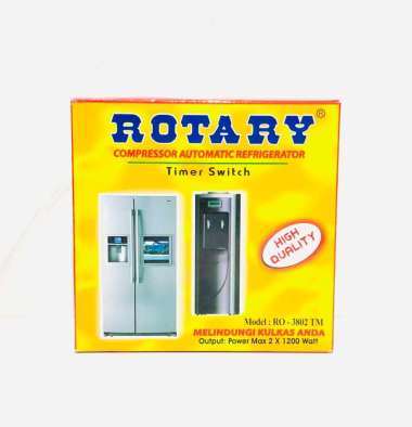 Timer Switch Rotary Kulkas Compressor Automatic Refrigerator Hitam