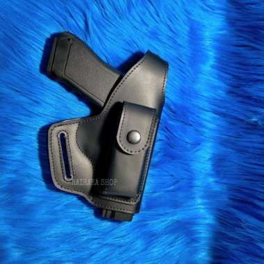 Holster Kulit Sarung Pistol Kulit Glock,Bareta
