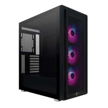 Casing PC CUBE GAMING STALLA BLACK - ATX - Vertical GPU Exclude Riser