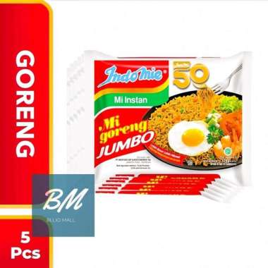 Indomie Goreng Spesial Jumbo 5 Pcs / Indomie Goreng Jumbo 5 x 85 gr