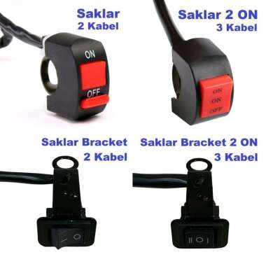 Saklar Motor Power Switch On Off Lampu Tembak Sorot LED Stang Outdoor Saklar