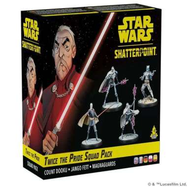 Star wars Shatterpoint Twice The pride Count dooku Squad pack