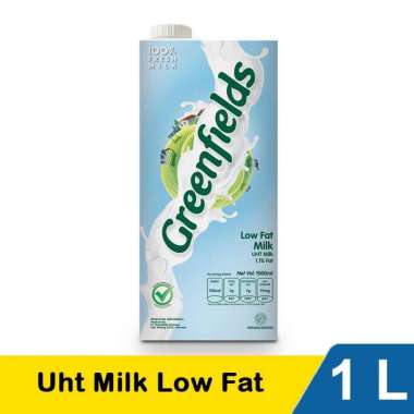 Promo Harga Greenfields UHT Low Fat 1000 ml - Blibli