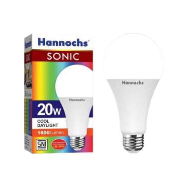 Bola Lampu Led Hannochs Sonic 20 Watt Bohlam Hannochs Led Sonic 20 W Kuning