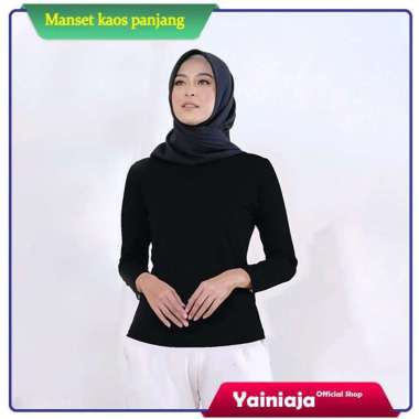 Manset Baju Manset Lengan Panjang PROMO Putih Premium Allsize