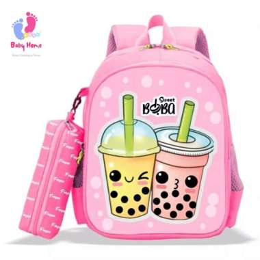 Tas Ransel Anak Karakter Cewe Tas Sekolah Anak Karakter PINK