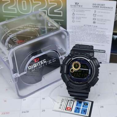 DIGITEC Jam Tangan Digital Pria DG-5028T Water Resist BGO-4B