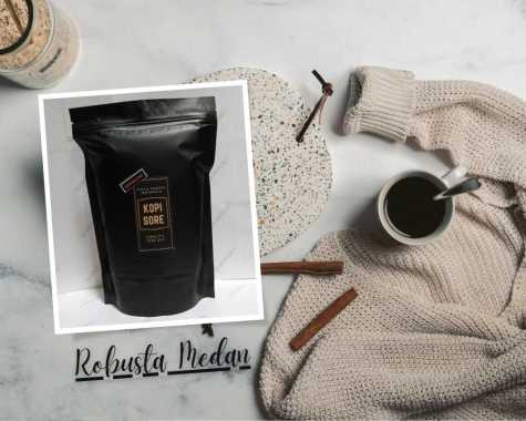Kopi ROBUSTA MEDAN 250gr - Fresh Roasted Giling Kasar