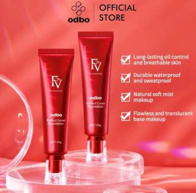 [BPOM]Premiere Beaute PB X OdbO FV original Cover Foundation 30g fondation viral waterproof Perfect 