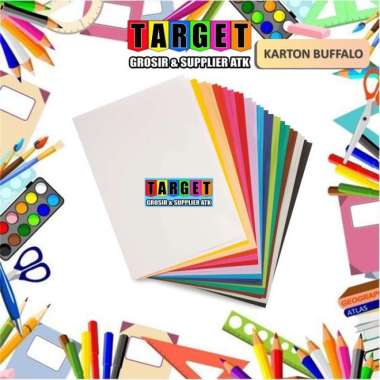 kertas karton buffalo / cover jilid / mika jilid Multicolor