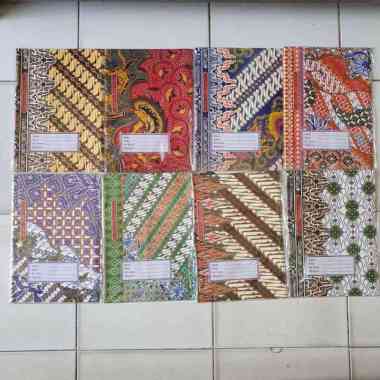 Sampul Buku Boxy/ Big Boss Batik/ Fancy Full Color Batik