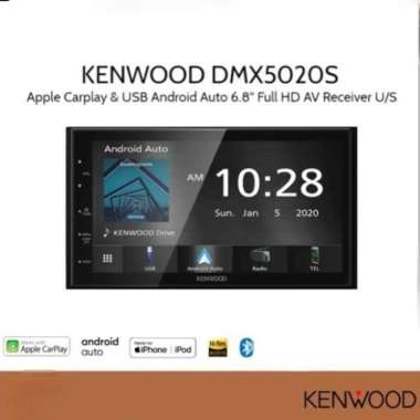 Kenwood Dmx5020S Headunit 7 Inch Apple Carplay Android Auto Multicolor