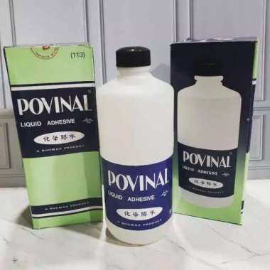 lem kertas povinal 500ml / lem slime / lem kertas / lem cair bening Multicolor