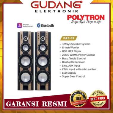 SPEAKER AKTIF POLYTRON PAS 69 USB BLUETOOTH POLYTRON PAS69