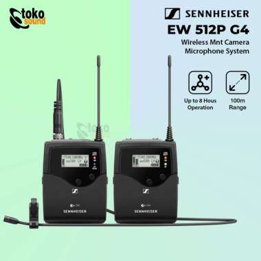 Sennheiser EW 512P G4 - Portable Wireless Lavalier Mic System Original